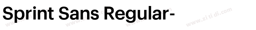 Sprint Sans Regular字体转换 Sprint Sans Regular字体转换